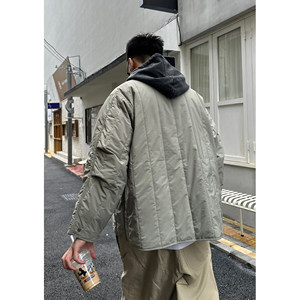 
Batterup2025 New Cotton Clothes Japanese Style Jacket with Lightweight Warm Cotton Clothes Liner Liner Men's Winter Fashion
