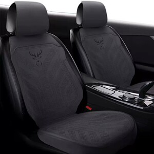
Suede suede car seat cushion for all seasons Rams half pack winter seat cushion small waist breathable saddle cushion
