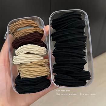 Rubber bands for children and women with hair ropes and hair rings will not hurt their hair
