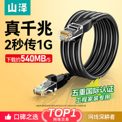 Shanze Network Cable Gigabit Category 6 Home Connection Cable Network Super Category 5/6 10g Router Computer Broadband 10m
