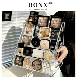 Cosmetics Storage Box, Desktop High-End Skin Care Product Ladder Rack, Dressing Table Acrylic Perfume and Lipstick Storage Rack