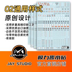 Model Fun (Hg/Mg) Gundam Model/High Precision/Warning/Alert/Sign/Universal Series. Fluorescent Water Stickers