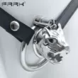 Đầu hổ độc đoán khóa trinh tiết nam kim loại khiết tịnh lồng vòng khóa cb thiết bị trinh tiết nhà vệ sinh nô lệ người đồng tính chủ nô lệ kiêng
