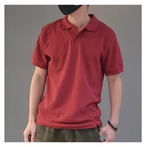 
[Xiaobaijia] Summer solid color short-sleeved polo shirt lapel T-shirt for men and women students youth large size American loose trend T-shirt T-shirt
