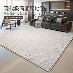 Italian Minimalist Carpet for Living Room 2025 New Model Modern Simple Light Luxury High-End Large Area Washable Bedroom Floor Mat
