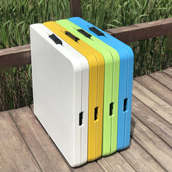 Folding Table, Outdoor Stall Table, Rectangular Portable Night Market Activity Table, Plastic Adjustable Camping Dining Table