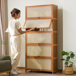 Bookshelf Storage Rack, Floor-Standing, Wall-Mounted, Home Use, Children's Room Bookcase, Dust-Proof, Simple Storage Cabinet, Storage Solution