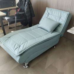 Electric Recliner Chaise Lounge Chair, Single-Person Leather Sofa for Elderly, Bedroom Bay Window, Children's Sleepable and Reclining Lazy Sofa