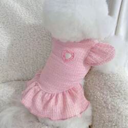 Escape Sweetheart Princess Dress Spring Summer Autumn Teddy Bichon Pomeranian Casual Dress Pet Puppy Cat Clothes