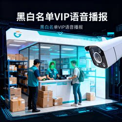 8 Million Ultra-High-Definition Face Recognition Black and White List Alert Camera with Voice Broadcast, App Push, and Image Search