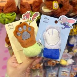 Zootopia Judy Nick Claw Claw Plush Hair Clip Cartoon Cute Girly Hairpin Adorable Hair Accessory