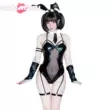 Cosplay Thỏ Mặt nạ Ban đầu bằng sáng chế da Nhật Bản hai chiều thỏ nữ chặt bodysuit cosplay đồng phục gợi cảm nguyên chất ham muốn trang phục cosplay thỏ đồ cosplay thỏ 