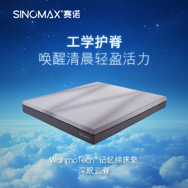 [Delivery within 35 days] WanmoTech memory foam mattress, Sano Deep Sleep Cloud Ridge Mattress, sleep feeling is firm