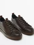 Giày thể thao nam Massimo Dutti thu đông 2022 da nâu mới giày thể thao sneaker 150709 giày thể thao nam adidas Giày thấp