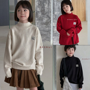 
Brand children's clothing 2025 winter boys and girls woolen sweaters skin-friendly sweaters children's pullover sweaters 528002