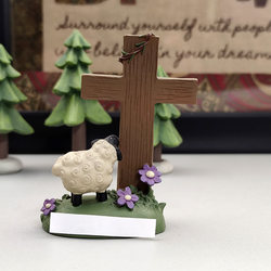 Handmade High-End Cute Sheep Figurines, American Country Style Desktop Home Decorations, Personalized Gifts, Car Accessories