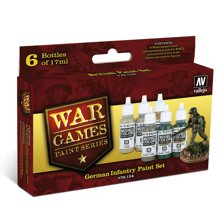 Vallejo 70206 - WWII German Infantry - Paint Set