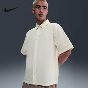 
25 new Nike men's short-sleeved shirt Club small-label embroidered cotton lapel sports jacket HJ2030