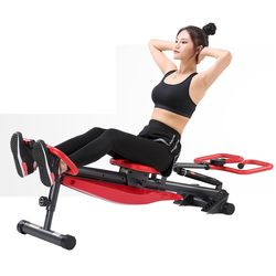 Rowing Machine, Home Fitness Equipment, Rowing Machine, Multi-Functional Rowing Machine, Foldable Abdominal Exercise Machine, Sit-Up Board, Rowing Machine
