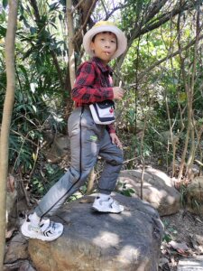 
Children's down pants double-sided zipper duck down thickened warmth wear high waist quick-removing waterproof double zipper trousers in winter