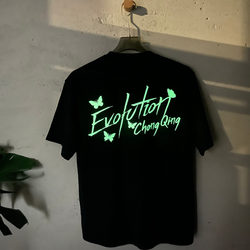 Evolution Chongqing Support Shirt 2025 Nicholas Tse Evolution Concert Short Sleeve T-Shirt Pure Cotton Couple Outfit Top