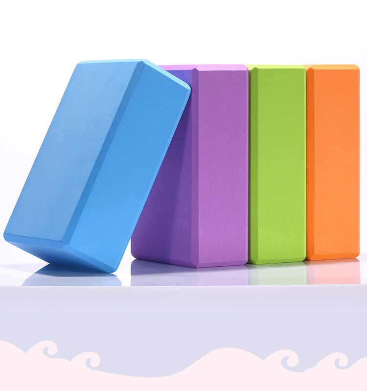 Blocchi Yoga 2 Pezzi Kit Yoga 2 Blocchi Schiuma EVA - Con Fascia Elastica E Guida Esercizi Bande Elastiche Allenamento - 9