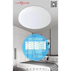 Open LED lighting full Baier sound and light control ceiling lamp garage corridor balcony walkway warehouse round lamps