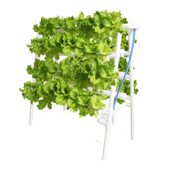 Direct selling three-dimensional vegetable double-sided pipe soilless cultivation equipment balcony vegetable hydroponic flower stand circulating hydroponic machine