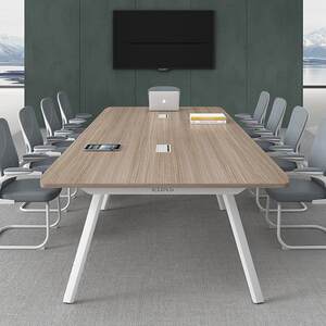 
Office furniture conference table long desk office desk simple modern conference room table chair combination long table large negotiation table