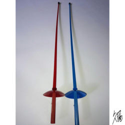 Children's fencing equipment, children's training plastic induction sword will make a chirping sound when it hits the opponent