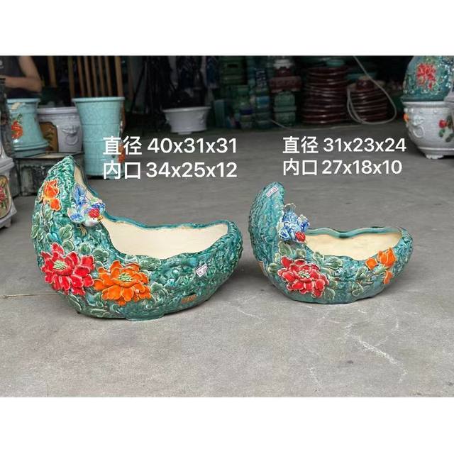 
Shiwan pot creative personality succulent pot planting garden gardening balcony orchid home furnishings