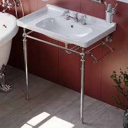 Corrie European retro brass bracket wash basin floor-standing wash basin French bathroom cabinet wash basin cabinet set