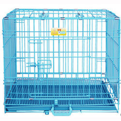 Lejia D-215MA pet cat and dog cage, medium folding thick wire cage, spray-painted dog cage and rabbit cage supplies