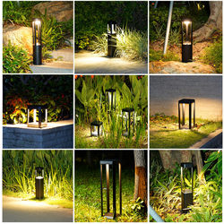 Hot selling solar lawn lamp villa aisle lamp outdoor simple modern solar lawn lamp community garden defense