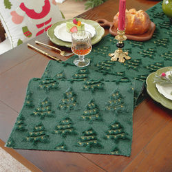 Christmas atmosphere coffee table tablecloth decoration ins