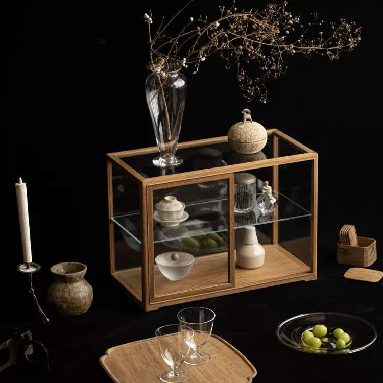 茶道具 【旅箪笥】茶道具箱・器局 桐木地棚物 桐器局棚 公式