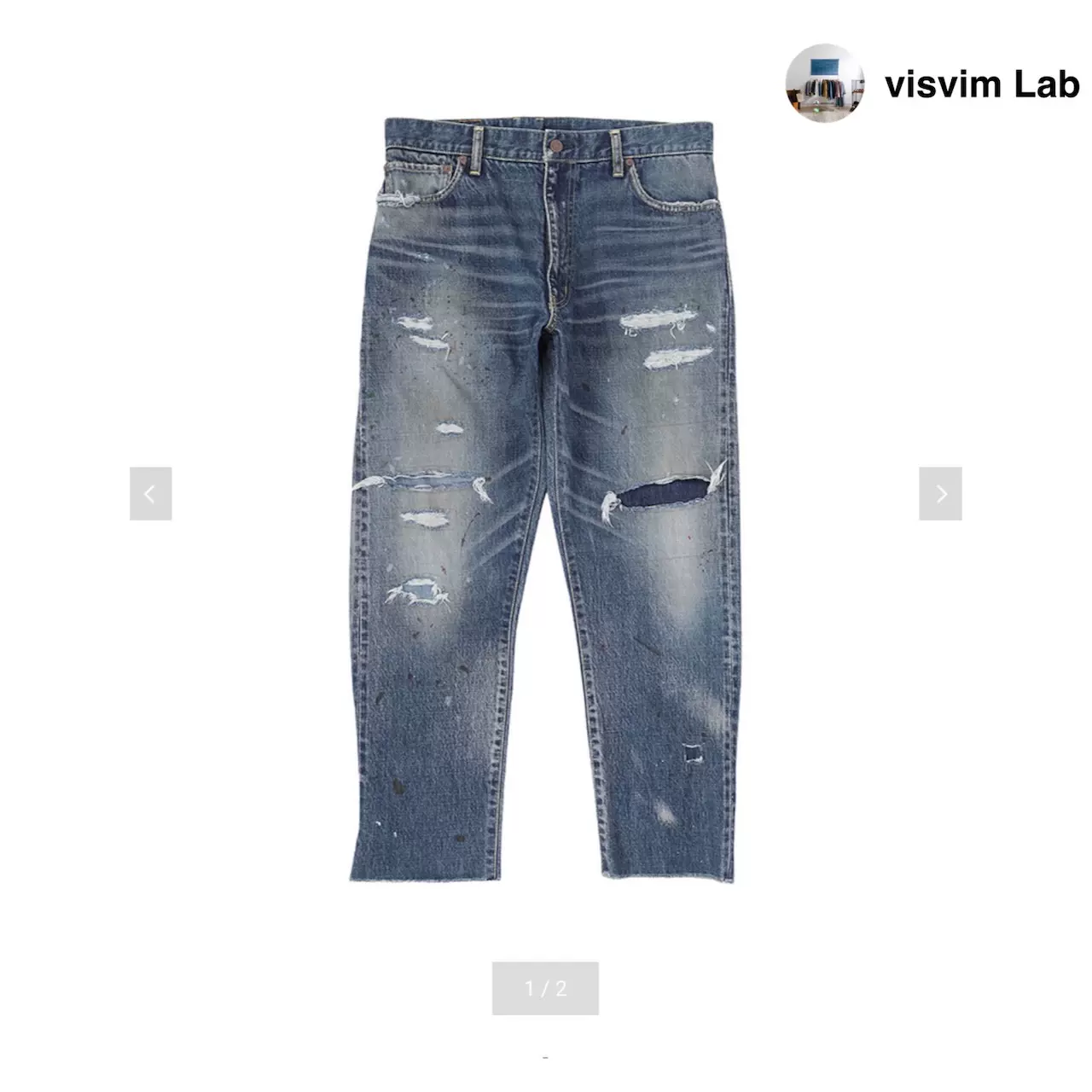 锭琻』visvim SS JOURNEYMAN PANTS TACKED CRASH 23SS SPOT-Taobao Singapore