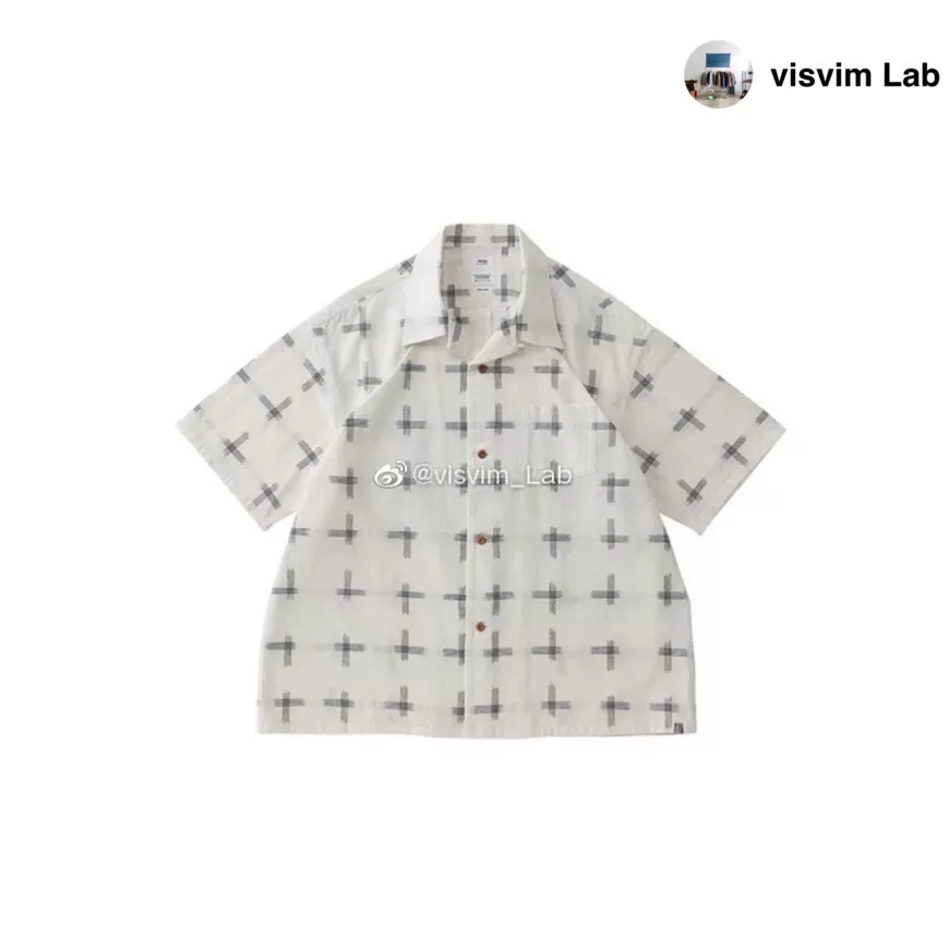 錠琻』visvim WALLIS SHIRT S/S KASURI (HANDWOVEN) 22SS 襯衫-Taobao