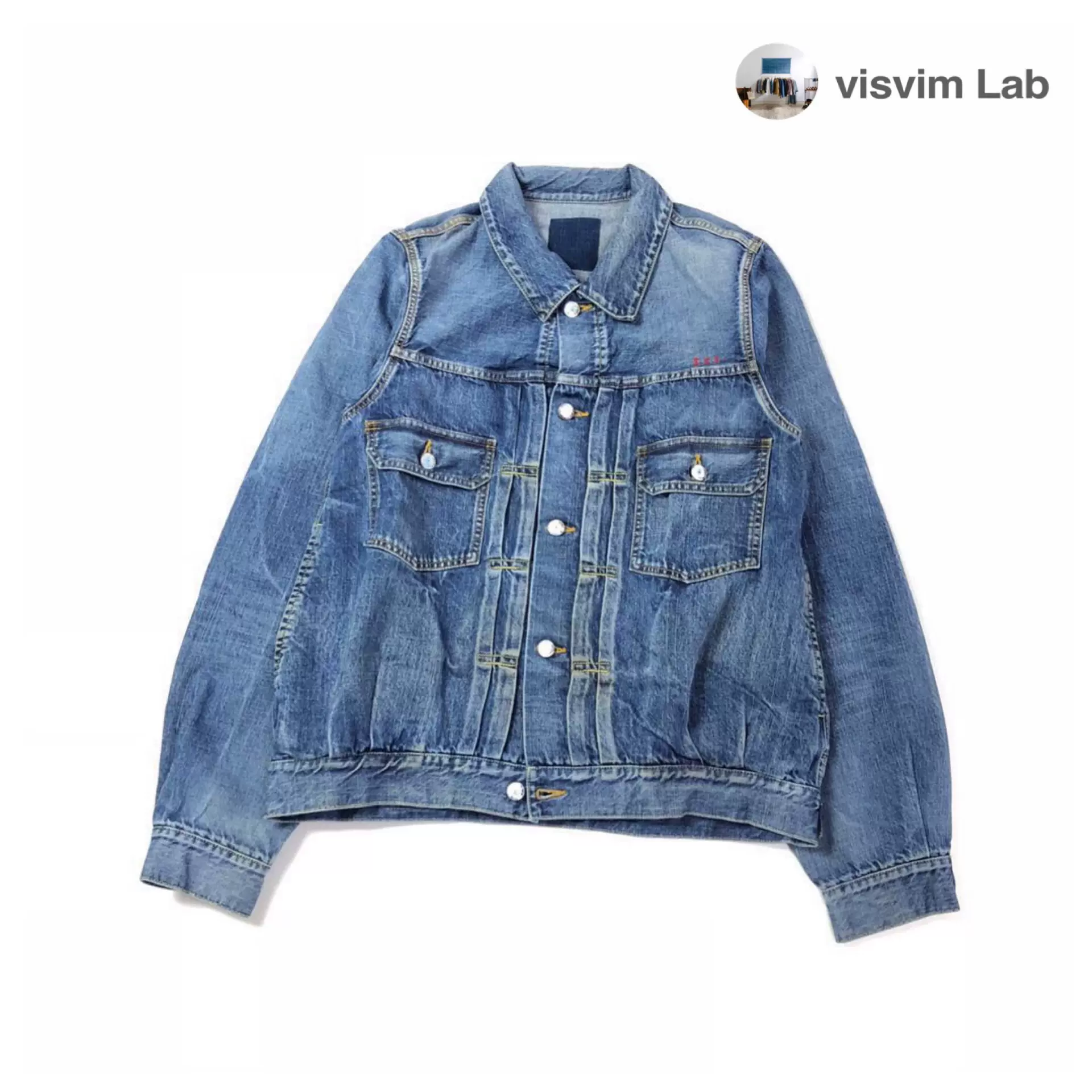 訂貨』visvim SS 101 JKT JUMBO DRY 3 DENIM 18SS 牛仔夾克-Taobao