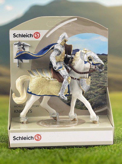Schleich - 70034 - Figurine - Personnage - Chevalier À Cheval avec Épée