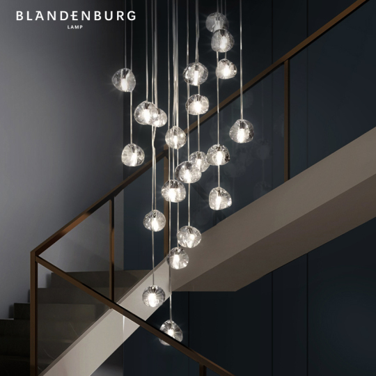 シャンデリア 照明 クリスタルドロップ ライト ランプ ガラスドロップ 5灯