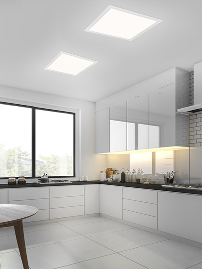 Comely Lampada Da Soffitto A LED, 24W Plafoniera LED Moderna Quadrata Bianca In Acrilico - Foto 2