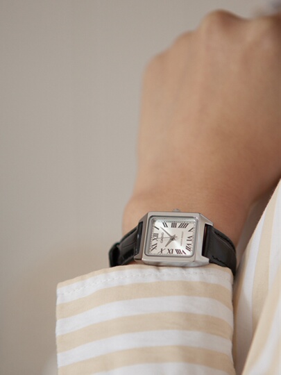 OROLOGIO DA POLSO Seiko Slim Quarzo Quadrante Romano Con Nuova Batteria - Foto 11