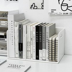 Book Stand Storage Box Student Supplies Desktop Bookend Vertical Simple File Rack Office Book Stand Divider