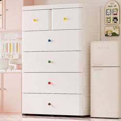 Household Baby Wardrobe Thickened Drawer-Type Storage Cabinet Multi-Layer Storage Rack Multi-Layer Storage Plastic Baby Clothes
