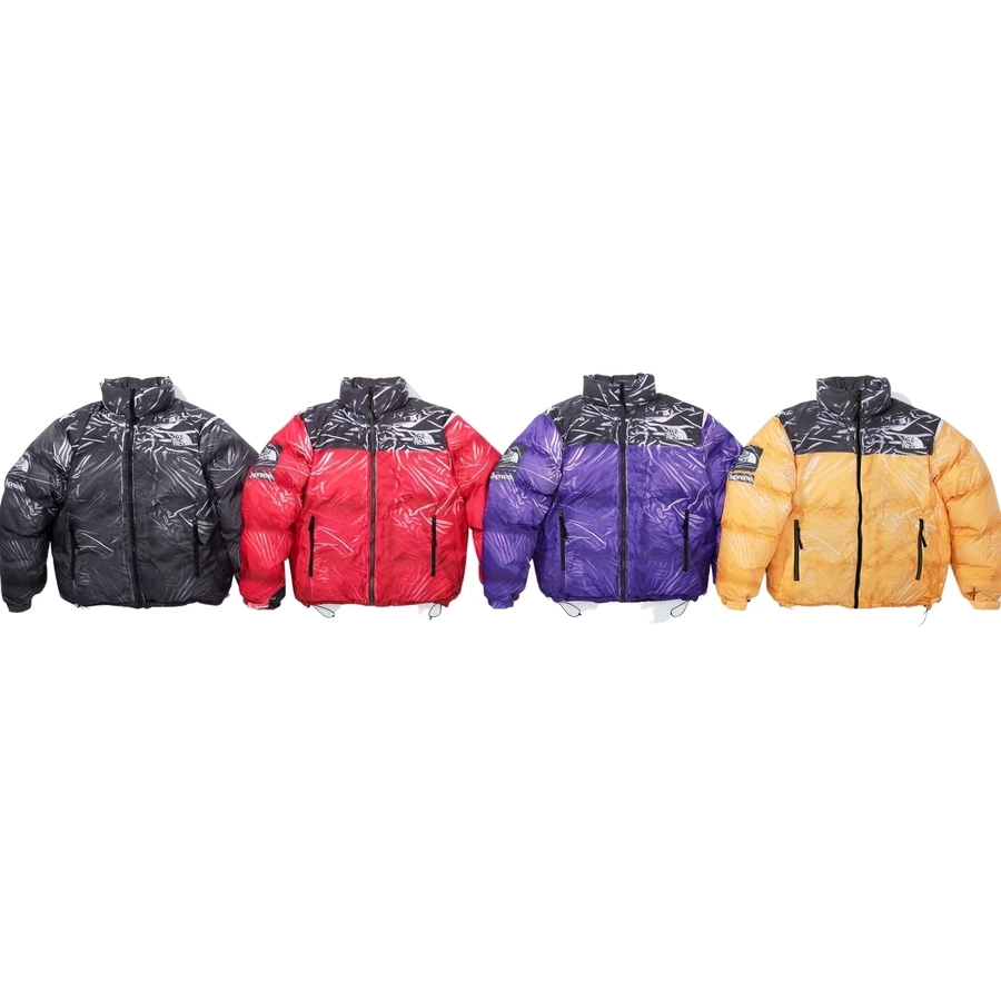 Supreme TNF Printed Nuptse Trompe L'oeil Jacket联名羽绒服S23-Taobao