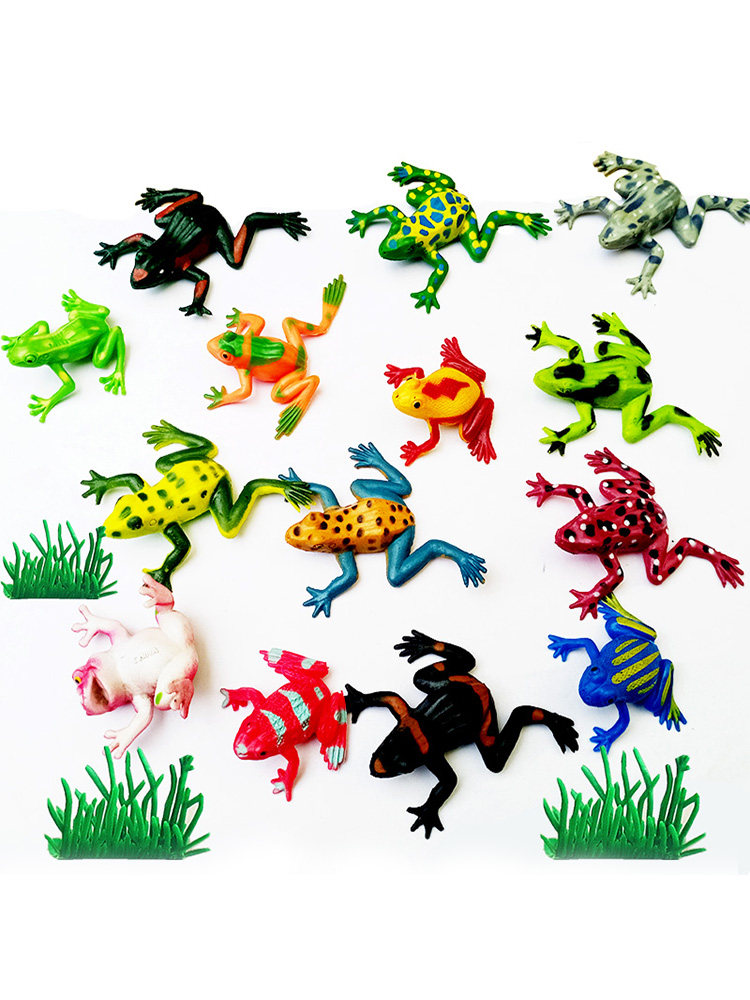 Juego De 105 Figuras De Ranas En 7 Colores Brillantes | Miniaturas De 1.8x1.5 Cm Para Decoración, Manualidades Y Jardines De Hadas