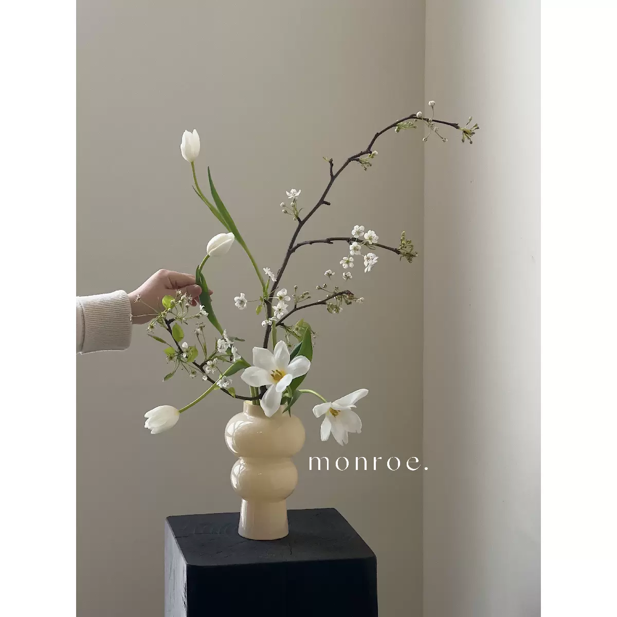 monroe夢鹿工作室樂高10280花束鮮花玫瑰40460陶瓷花瓶10289花器-Taobao