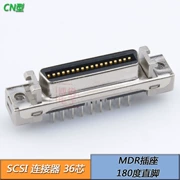 Đầu nối SCSI MDR 36P chất lượng cao loại CN tương thích với ổ cắm cái thẳng 3M 10236-6202PL