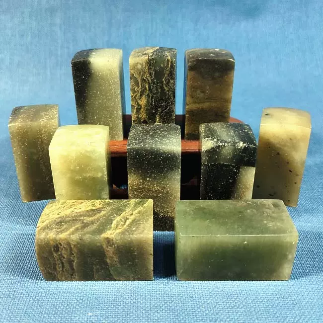 篆刻 石材 篆刻 高級石材 篆刻用 中国 印材 寿山 鈕彫り 干支 十二支 12本